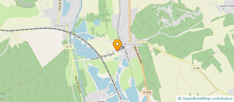 localisation de l'entreprise MONSIEUR MIKAEL OLIVEIRA  BREUILPONT