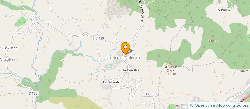 localisation de l'entreprise MONSIEUR MIKAEL ORGAZ  LARDIER-ET-VALENCA