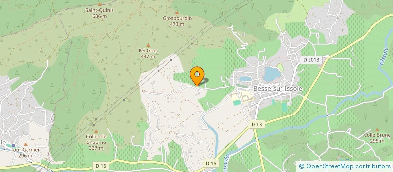 localisation de l'entreprise MONSIEUR MIKAEL PARISOT  BESSE-SUR-ISSOLE