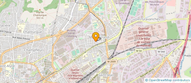 localisation de l'entreprise MONSIEUR MIKAEL PARPINELLI  CLERMONT FERRAND