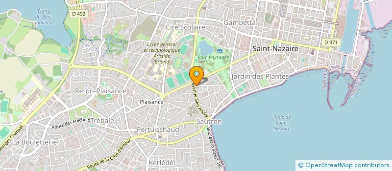 localisation de l'entreprise MONSIEUR MIKAEL PAUL à SAINT-NAZAIRE
