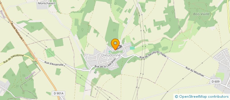 localisation de l'entreprise MONSIEUR MIKAEL PETIT  DIEUDONNE