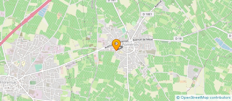 localisation de l'entreprise MONSIEUR MIKAEL PHILIPPE  POMEROLS