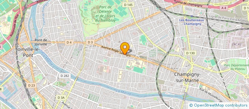 localisation de l'entreprise MONSIEUR MIKAEL PINTO  CHAMPIGNY-SUR-MARNE