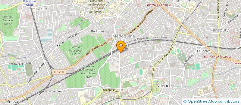 localisation de l'entreprise MONSIEUR MIKAEL PIRES à TALENCE