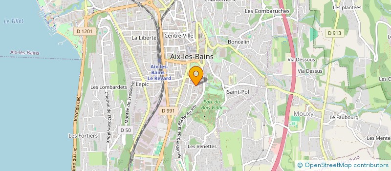 localisation de l'entreprise MONSIEUR MIKAEL POLATDEMIR à AIX-LES-BAINS