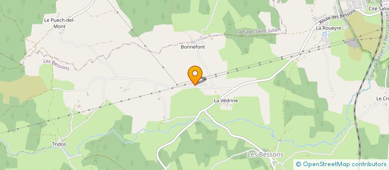 localisation de l'entreprise MONSIEUR MIKAEL POULALION  LES BESSONS