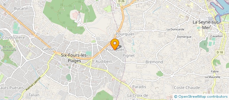 localisation de l'entreprise MONSIEUR MIKAEL PRADO Y GOMEZ à SIX-FOURS-LES-PLAGES