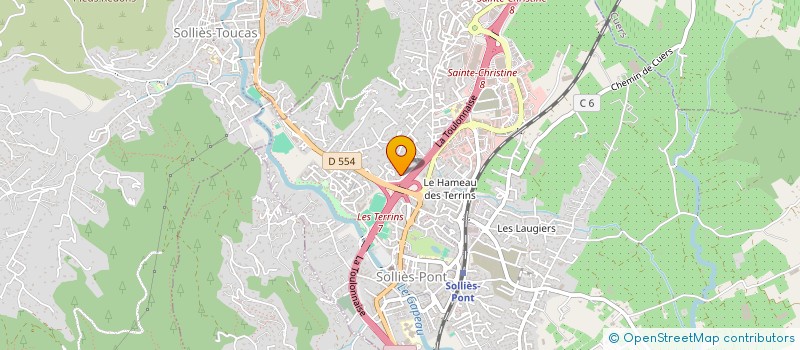 localisation de l'entreprise MONSIEUR MIKAEL PREBISKI  SOLLIES-PONT