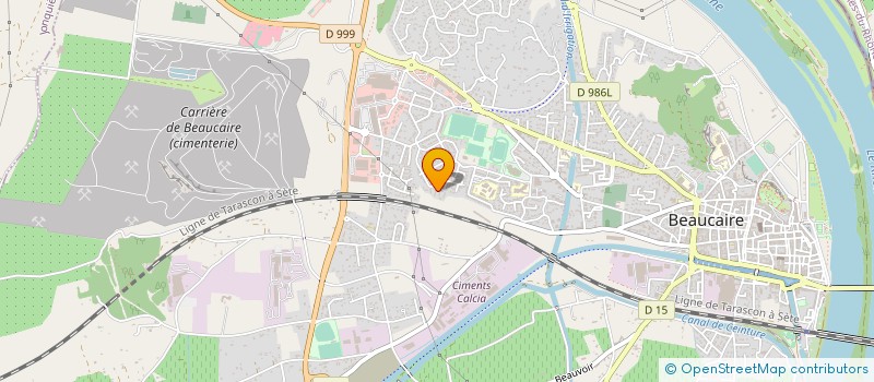 localisation de l'entreprise MONSIEUR MIKAEL RACLOT  BEAUCAIRE