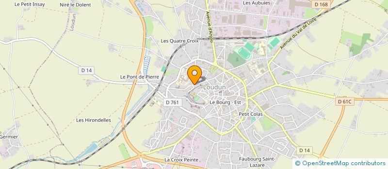 localisation de l'entreprise MONSIEUR MIKAEL RAOUL  LOUDUN