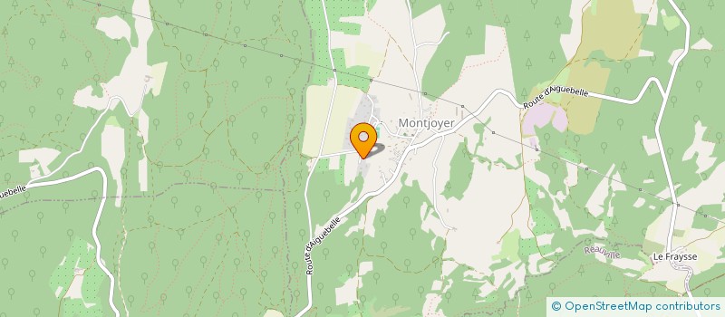 localisation de l'entreprise MONSIEUR MIKAEL REGNIER  MONTJOYER