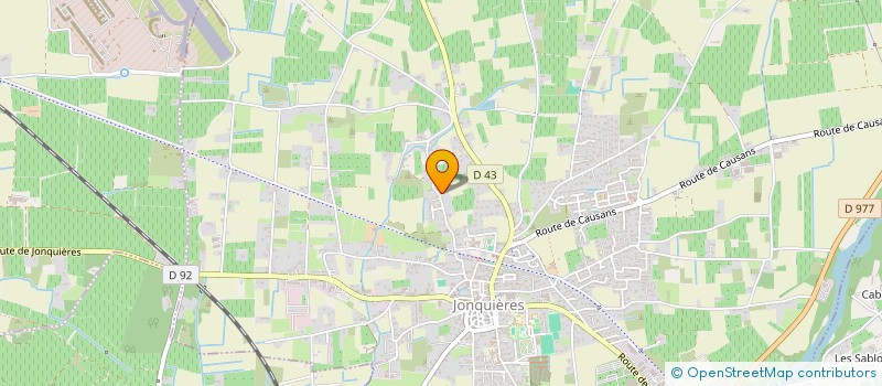 localisation de l'entreprise MONSIEUR MIKAEL RICARD  JONQUIERES