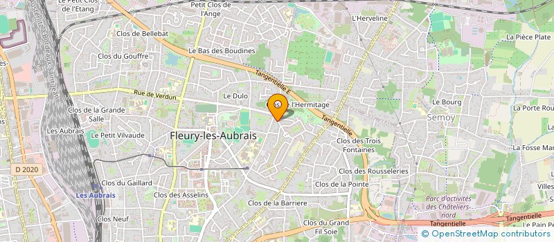 localisation de l'entreprise MONSIEUR MIKAEL ROBERT à FLEURY-LES-AUBRAIS