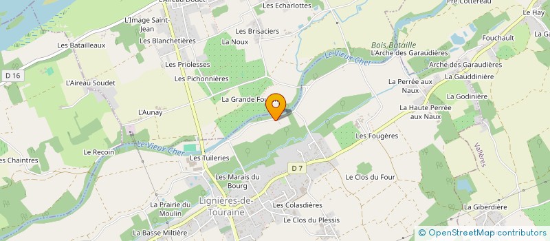 localisation de l'entreprise MONSIEUR MIKAEL ROCHER  LIGNIERES-DE-TOURAINE