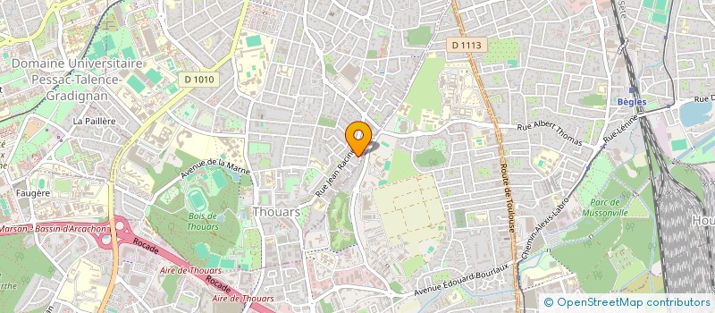 localisation de l'entreprise MONSIEUR MIKAEL ROUCA  TALENCE