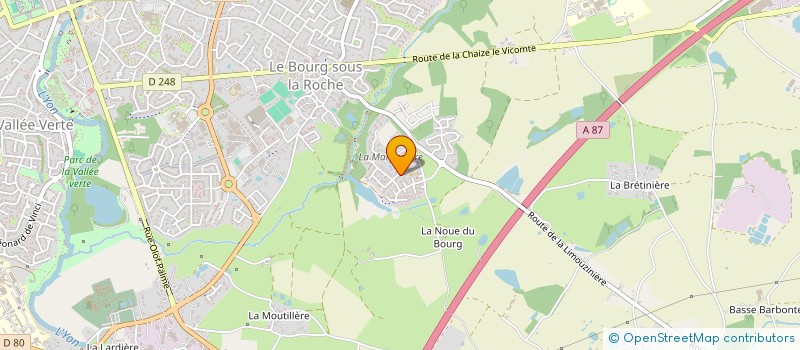 localisation de l'entreprise MONSIEUR MIKAEL ROUDAUT à LA ROCHE-SUR-YON