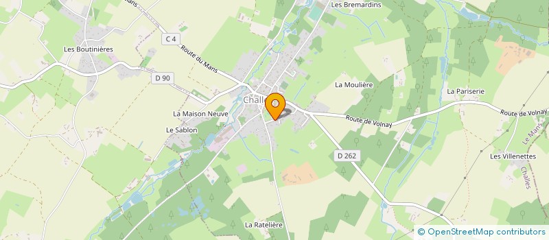 localisation de l'entreprise MONSIEUR MIKAEL ROYER  CHALLES