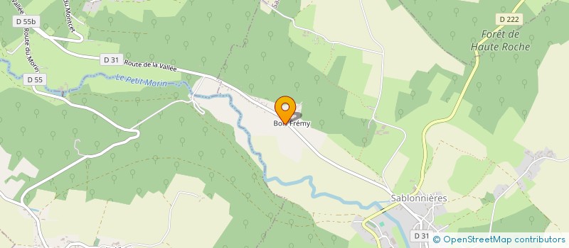 localisation de l'entreprise MONSIEUR MIKAEL RUELLE  SABLONNIERES