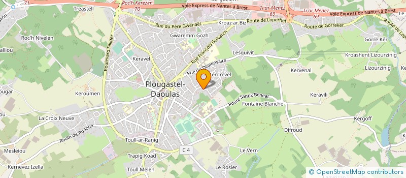 localisation de l'entreprise MONSIEUR MIKAEL SANCHEZ à LOPERHET