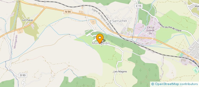 localisation de l'entreprise MONSIEUR MIKAEL SANCHEZ  LA BATIE NEUVE