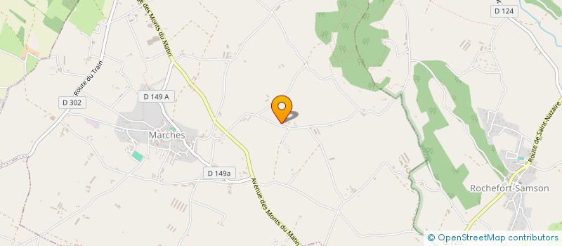 localisation de l'entreprise MONSIEUR MIKAEL SANTUCCI  MARCHES