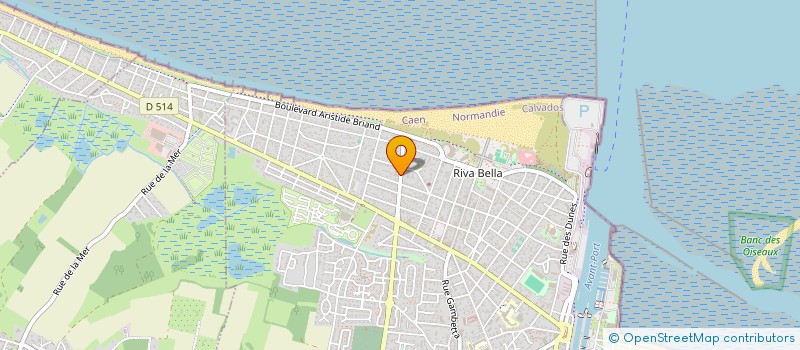 localisation de l'entreprise MONSIEUR MIKAEL SAULNIER  OUISTREHAM