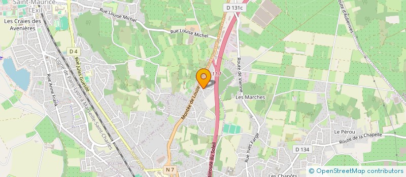 localisation de l'entreprise MONSIEUR MIKAEL SCHWARTZMANN  LE PEAGE-DE-ROUSSILLON