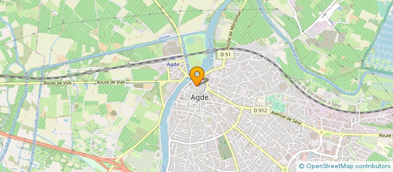 localisation de l'entreprise MONSIEUR MIKAEL SENEGAS  AGDE