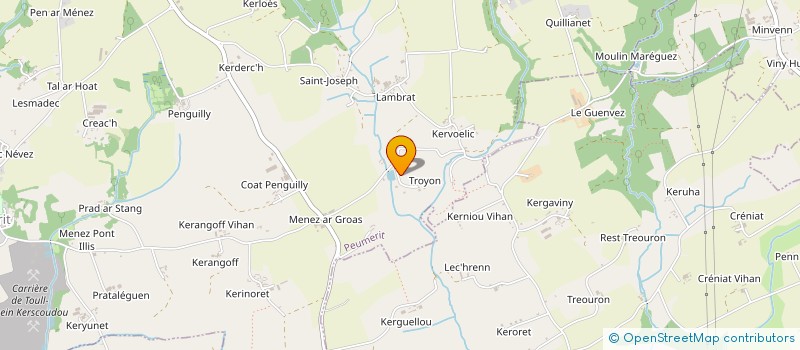 localisation de l'entreprise MONSIEUR MIKAEL SERVAIS  PEUMERIT