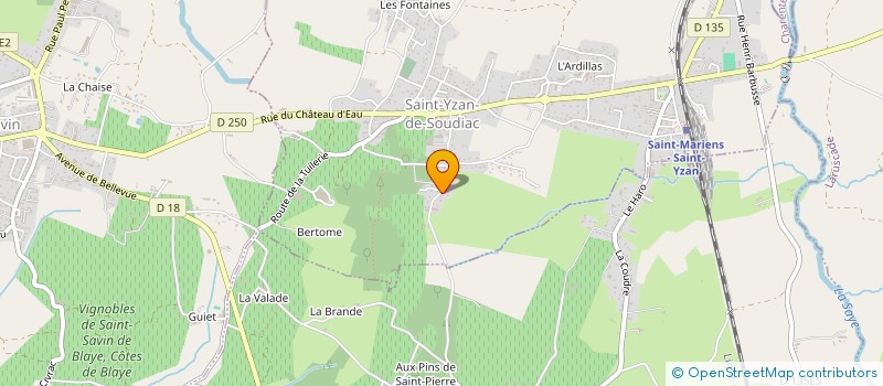 localisation de l'entreprise MONSIEUR MIKAEL SIAUME  SAINT-YZAN-DE-SOUDIAC