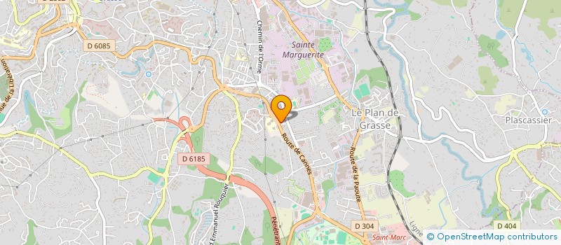 localisation de l'entreprise MONSIEUR MIKAEL SPARMA  GRASSE