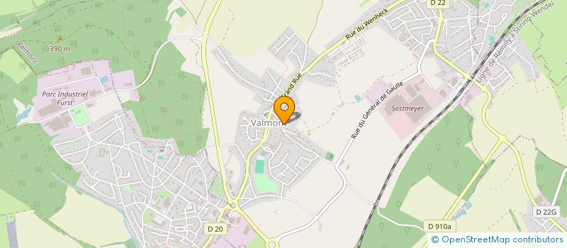 localisation de l'entreprise MONSIEUR MIKAEL SPRINGER  VALMONT