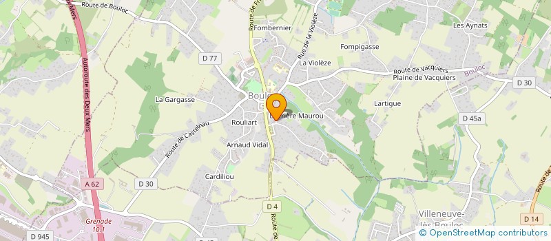 localisation de l'entreprise MONSIEUR MIKAEL TABEUR  FRONTON