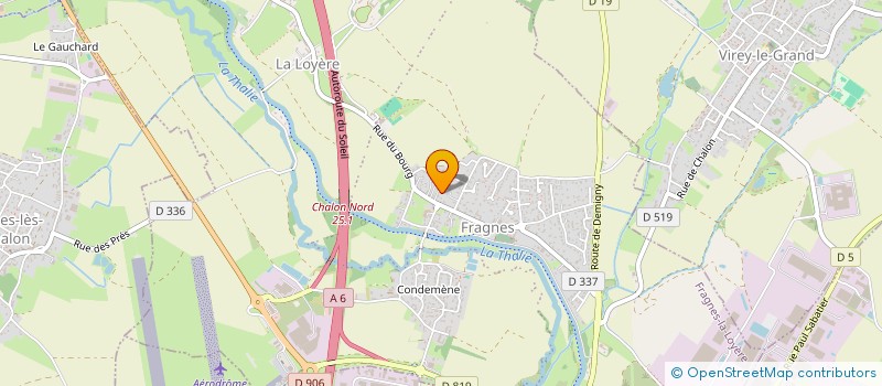 localisation de l'entreprise MONSIEUR MIKAEL TABONI à FRAGNES-LA LOYERE
