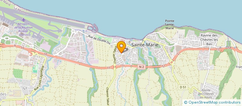 localisation de l'entreprise MONSIEUR MIKAEL TEVANE  SAINTE-MARIE