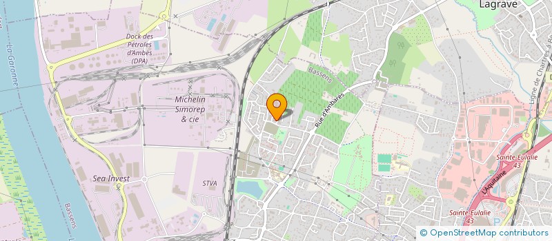 localisation de l'entreprise MONSIEUR MIKAEL TOIBRANE  BASSENS