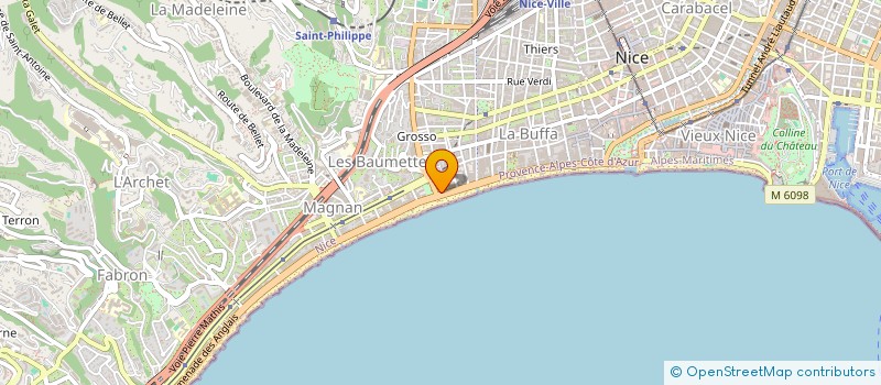 localisation de l'entreprise MONSIEUR MIKAEL TORTORICI  NICE