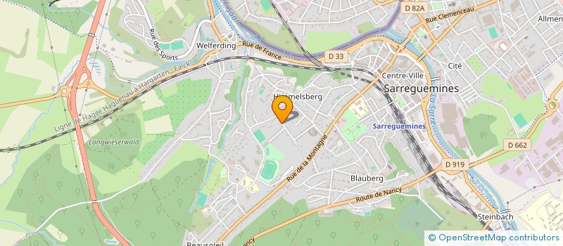 localisation de l'entreprise MONSIEUR MIKAEL VALLERIE  SARREGUEMINES