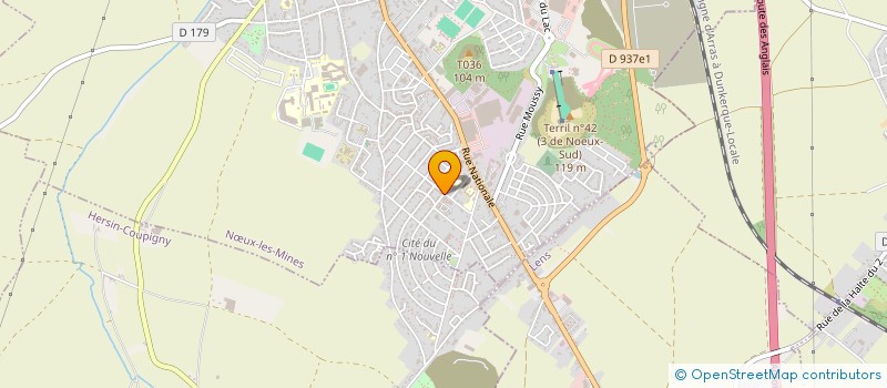 localisation de l'entreprise MONSIEUR MIKAEL VERMELLE  NUX-LES-MINES