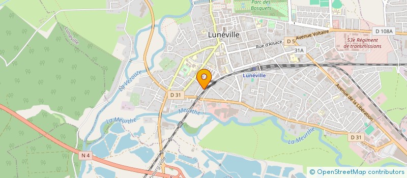 localisation de l'entreprise MONSIEUR MIKAEL VERMOYAL  LUNEVILLE