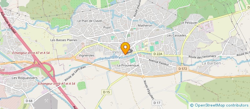localisation de l'entreprise MONSIEUR MIKAEL VINCENZI à PELISSANNE