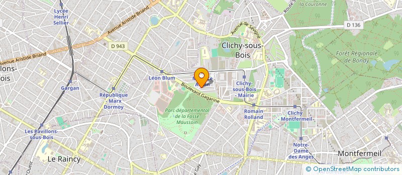 localisation de l'entreprise MONSIEUR MIKAIL ASCI à CLICHY-SOUS-BOIS