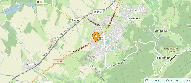 localisation de l'entreprise MONSIEUR MIKAIL AVGOREN  BEAUFORT-ORBAGNA