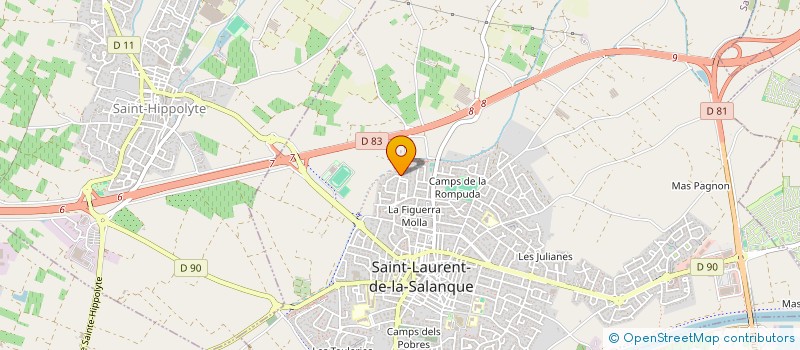 localisation de l'entreprise MONSIEUR MIKAIL BELHADRI  SAINT-LAURENT-DE-LA-SALANQUE