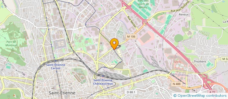 localisation de l'entreprise MONSIEUR MIKAIL CINAR  SAINT-ETIENNE