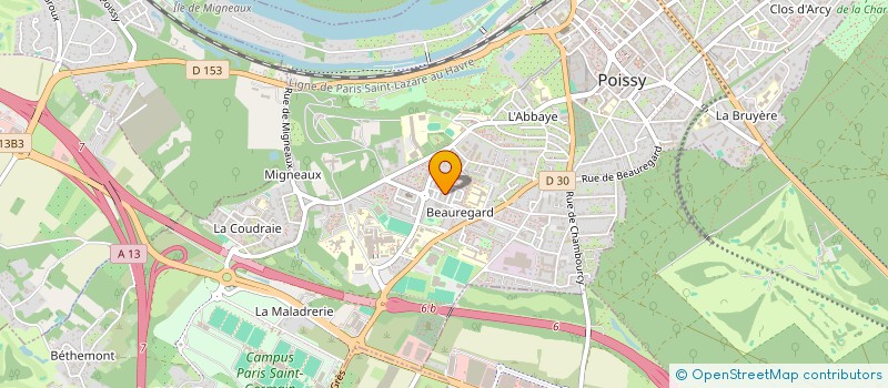 localisation de l'entreprise MONSIEUR MIKAIL GOKTAS  POISSY