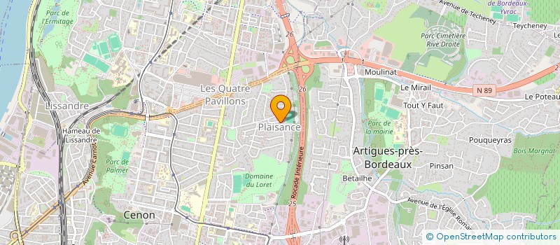 localisation de l'entreprise MONSIEUR MIKAIL GUNDER  CENON