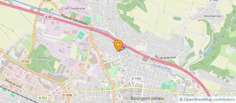 localisation de l'entreprise MONSIEUR MIKAIL GUVENC à BOURGOIN-JALLIEU