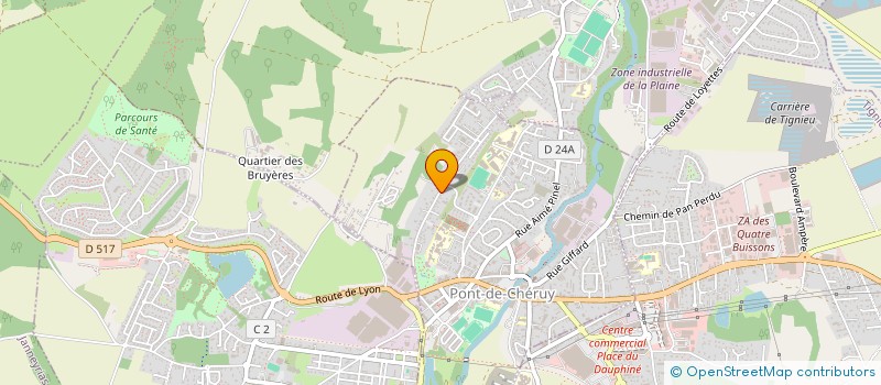 localisation de l'entreprise MONSIEUR MIKAIL HALEP  PONT-DE-CHERUY